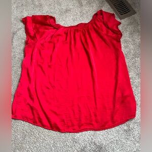 Elegant Red Women's Top 1x